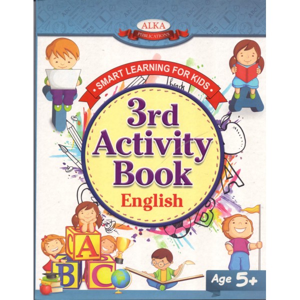 3rd Activity Book - English - Age 5+ - Smart Learning For Kids